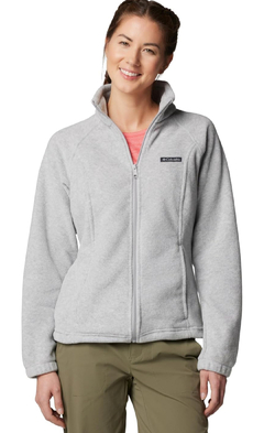 Jaqueta Fleece Feminina Columbia Regular Fit - Cinza - Tamanho G - comprar online