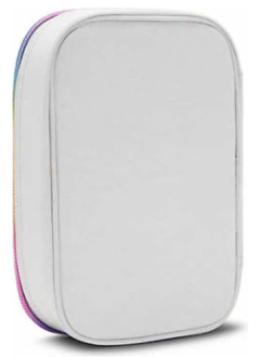 Imagem do Conjunto Escolar Kipling Rainbow Cinza Mochila Estojo Lancheira