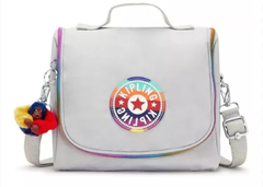 Conjunto Escolar Kipling Rainbow Cinza Mochila Estojo Lancheira na internet