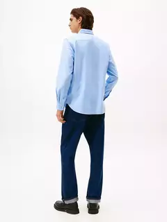 Camisa Social Masculina Azul Tommy Hilfiger - TH776 - Tamanho G - loja online