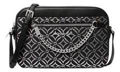 Bolsa Michael Kors Jet Set Blk Silver - comprar online