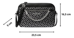 Bolsa Michael Kors Jet Set Blk Silver na internet