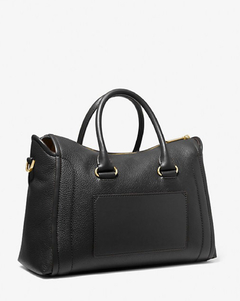 Bolsa Michael Kors Carine Couro - Preto na internet