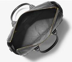 Bolsa Michael Kors Carine Couro - Preto - Mimos de Orlando