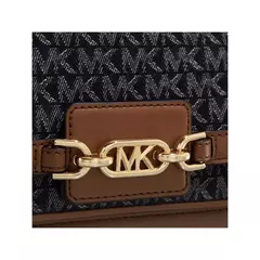 Bolsa Michael Kors Signature Heather Shoulder Bag Jeans - loja online