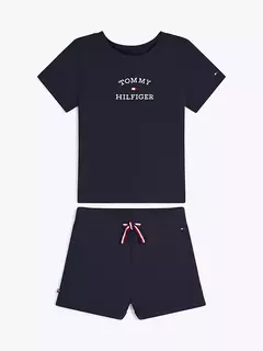 Conjunto bebe Tommy Hilfiger Azul Marinho - TH9249 - Tamanho 24 meses na internet
