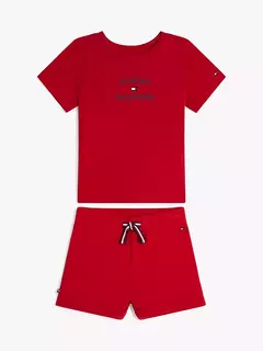 Conjunto bebe Tommy Hilfiger Vermelho - TH9164 - Tamanho 12 meses na internet