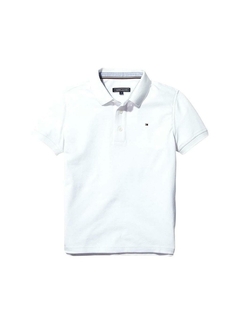 Camiseta Polo Tommy Hilfiger Branca- TH7173- Tamanho 8 - 10 anos - comprar online