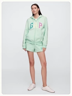 Moletom Gap Zíper Feminino Verde Água -GAP1164- Tamanho M - comprar online