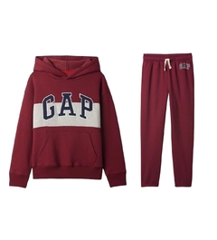 Conjunto Moletom Gap Vinho - GAP76541 - Tamanho 10 anos