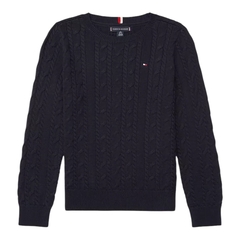 Sweater Tommy Hilfiger Menino Azul Marinho - TH189- Tamanho 6 - 7 anos na internet