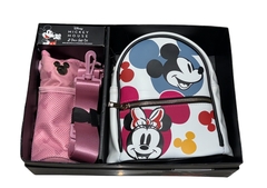 Kit Disney Mochila e Bolsa Porta Garrafinha Mickey & Minnie - comprar online