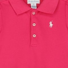 Romper Ralph Lauren c/ Peplum Pink - RL2004 - Tamanho 6 meses na internet