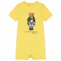 Romper Ralph Lauren Bear Amarela - RL320 - Tamanho 6 meses