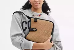 Bolsa Crossbody Hadley Coach - Preta - Modelo Grande - Mimos de Orlando