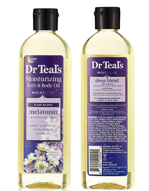 Óleo corporal Melatonina 260ml Dr Teal's