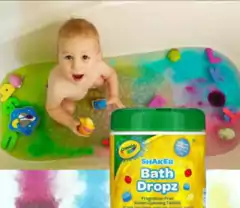 Crayola Pastilha Para Colorir Água Da Banheira Color Bath Dropz 102g na internet