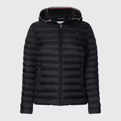 Jaqueta Feminina Tommy Hilfiger Puffer Preta - TH74502 - Tamanho M - loja online