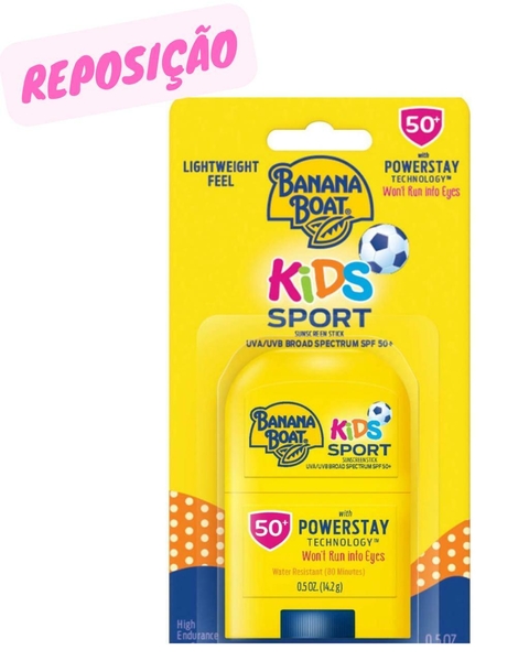 Protetor Solar Em Bastão Banana Boat Kids Sport - 50+ EXP 09/26