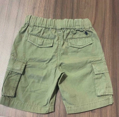 Bermuda Sarja Ralph Lauren Verde Militar - RL120 - Tamanho 12 anos - Mimos de Orlando