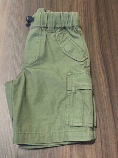 Imagem do Bermuda Sarja Ralph Lauren Verde Militar - RL120 - Tamanho 3 anos