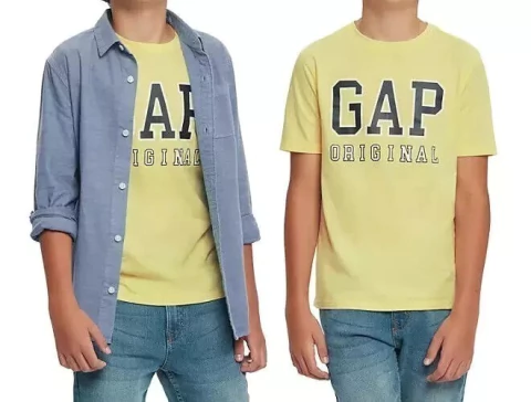 Conjunto Camisa e Camiseta Gap - Gap352 - Tamanho 8 anos