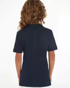 Camiseta Polo Tommy Hilfiger Azul Marinho- TH9345 - Tamanho 8 - 10 anos - comprar online