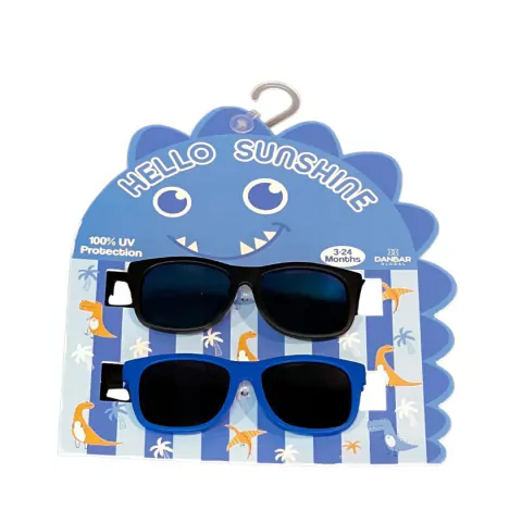Kit 2 Óculos de Sol Danbar 100% UV Protection - Tamanho 3 - 24 meses