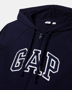 Moletom Ziper Gap Azul Marinho - GAP3021 - Tamanho 10 anos - comprar online
