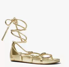 Papete Michael Kors Dourada 7.5 Usa / 36/37 Brasil