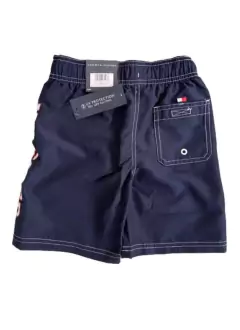Bermuda de Praia Tommy Hilfiger Azul Marinho UV Protection - TH153 - Tamanho 12-14 anos - Mimos de Orlando