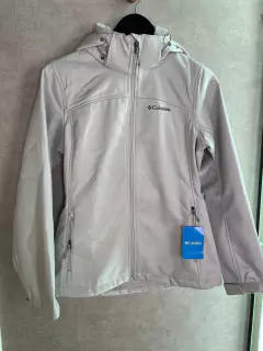 Jaqueta Columbia Hood Mountain Softshell Feminina Gelo - Tamanho P na internet