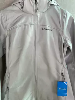 Jaqueta Columbia Hood Mountain Softshell Feminina Gelo - Tamanho P - comprar online