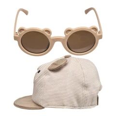 Kit Chapéu e óculos de Sol Wander & Dream - 0 - 12 meses - Mimos de Orlando