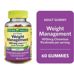Weight Management 400 mcg Spring Valley - 60 gomas - Val 10/25