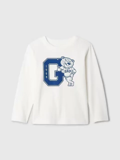 Camiseta Manga Longa Gap Branca- GAP881- Tamanho 4 anos na internet