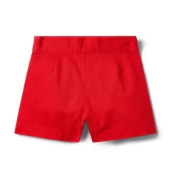 Short Sarja Curto Menina Janie and Jack - Vermelho - Tamanho 6 anos - comprar online