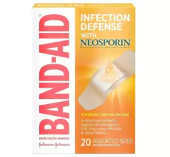 Band - Aid Neosporin com 20 Unidades - Cicatrizante com Antibiótico