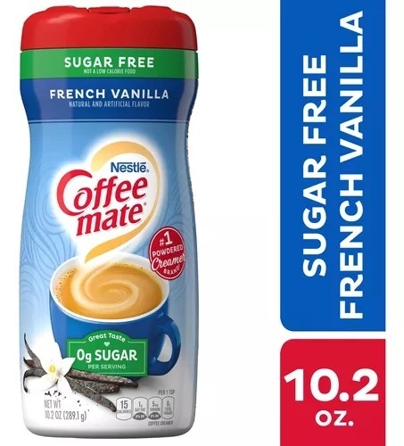 Coffee Mate Nestle Creme French Vanilla S/açúcar 140 Porções - Exp 06/2027