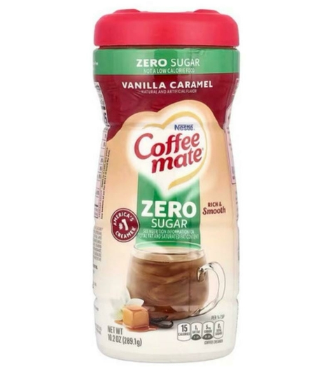 Nestle Coffee Mate Café Caramel C/baunilha Sugar Free 289g