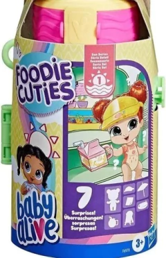 Baby Alive Foodie Cuties Bottle - Série Sol - Hasbro