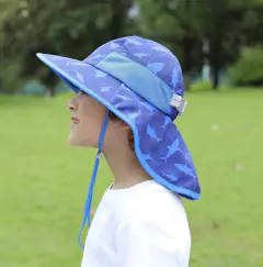 Chapéu Proteção Solar Shark - Tamanho de 2 a 9 anos