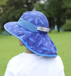 Chapéu Proteção Solar Shark - Tamanho de 2 a 9 anos - Mimos de Orlando