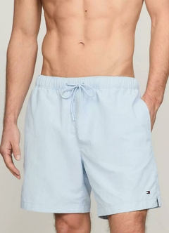Bermuda Swim Tommy Hilfiger Masculina Azul Claro- TH5976 - Tamanho GG
