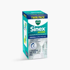 Twin Pack Sinex™ SEVERE Original Ultra Fine Mist Spray Nasal 0,5 FL OZ Venc 01/26 - Mimos de Orlando