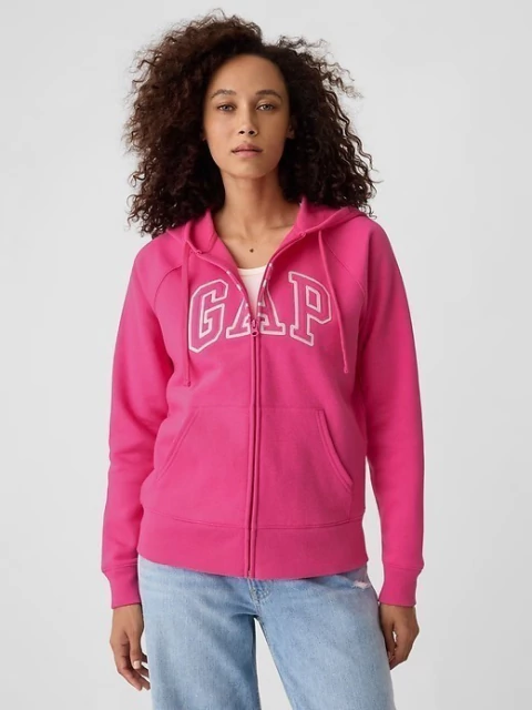 Moletom Gap Zíper Feminino Pink - GAP9765 - Tamanho P