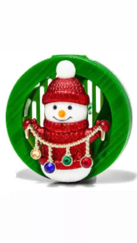 Clipe Porta-fragrâncias Carro Bath and Body Works - Papai Noel