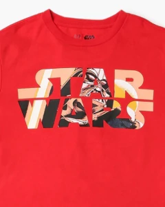 Camiseta Infantil Gap Star Wars - Vermelha - Tamanho 8 anos - Mimos de Orlando