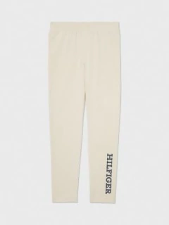 Conjunto Infantil Menina Moletinho + Legging Tommy Hilfiger Creme - Tamanho 12 - 14 anos - Mimos de Orlando