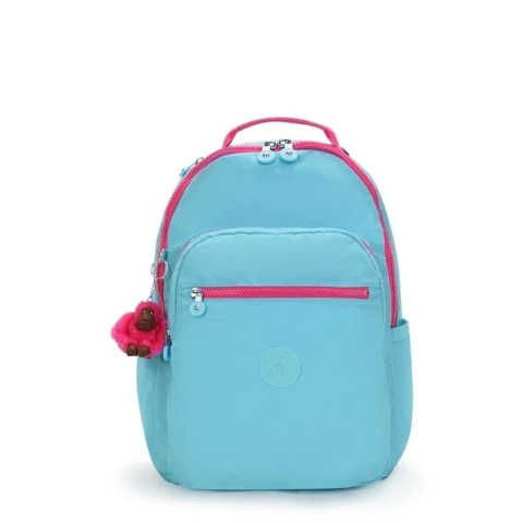 Mochila Kipling Seoul XL - Blue Sea Combo
